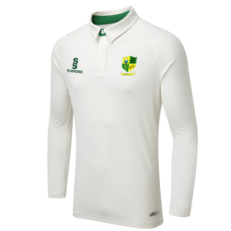 Ergo Long Sleeve Cricket Shirt Green