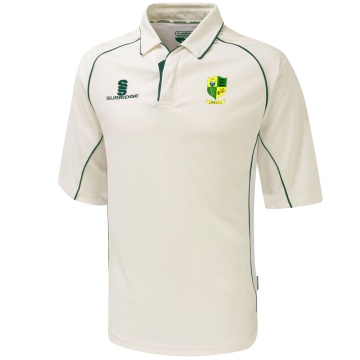 Premier Cricket Shirt - Short Sleeve Green