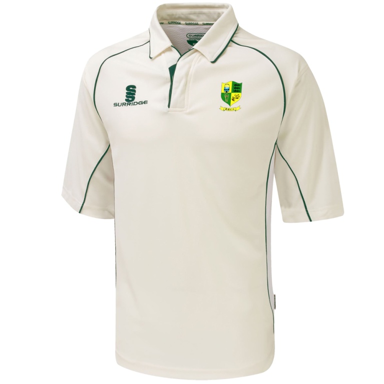 Premier Cricket Shirt - Short Sleeve Green