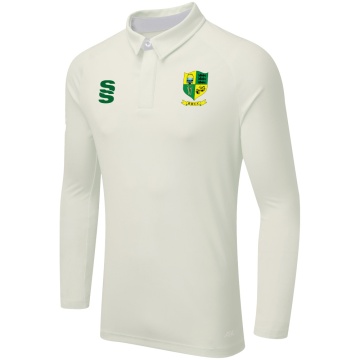 Blindley Heath CC DUAL LONG SLEEVE CRICKET SHIRT (WOMENS)-Ivory